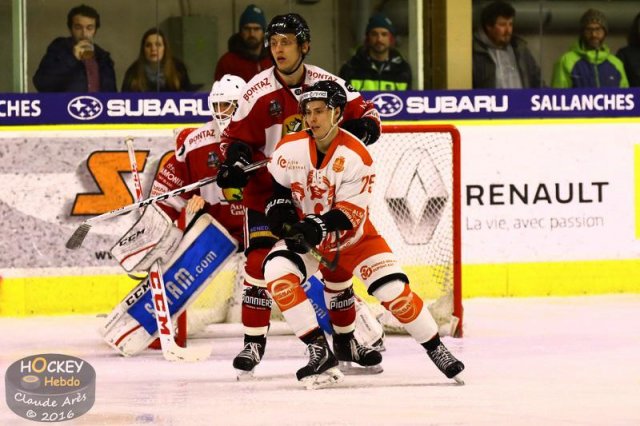 Photo hockey match Chamonix / Morzine - Epinal  le 25/11/2016