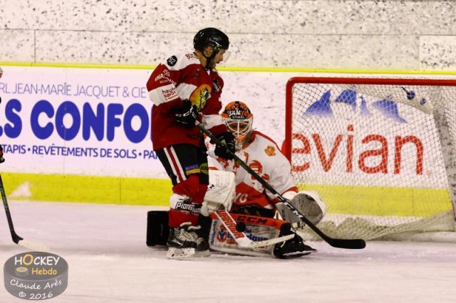 Photo hockey match Chamonix / Morzine - Epinal  le 25/11/2016