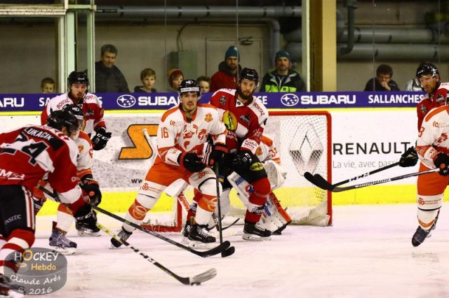 Photo hockey match Chamonix / Morzine - Epinal  le 25/11/2016