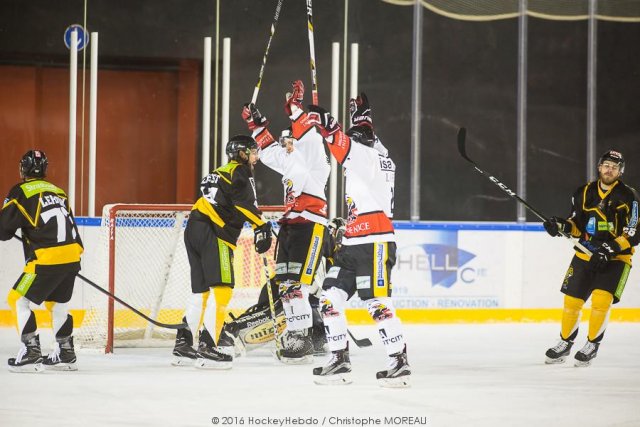 Photo hockey match Strasbourg  - Nice le 25/11/2016