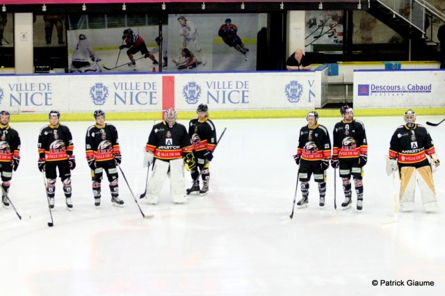 Photo hockey match Nice - Epinal  le 02/12/2016
