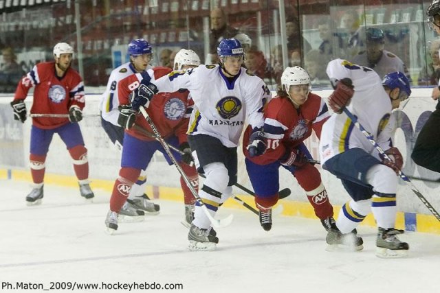 Photo hockey reportage Qualifs JO : Photos - Norvège vs Kazakhstan