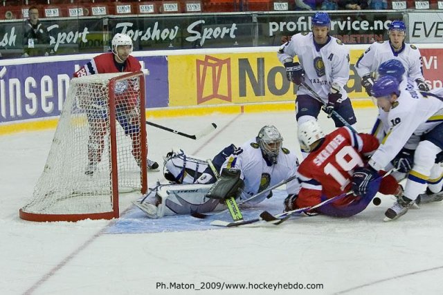 Photo hockey reportage Qualifs JO : Photos - Norvège vs Kazakhstan