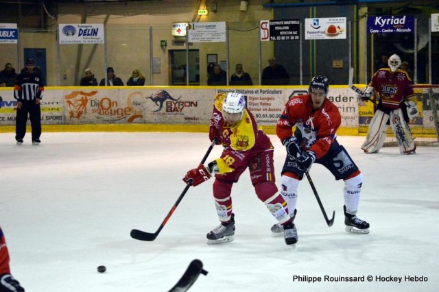 Photo hockey match Dijon  - Angers  le 09/12/2016