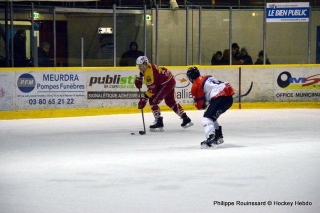 Photo hockey match Dijon  - Angers  le 09/12/2016