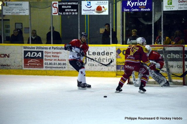 Photo hockey match Dijon  - Angers  le 09/12/2016