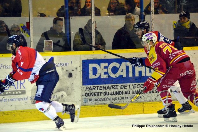 Photo hockey match Dijon  - Angers  le 09/12/2016
