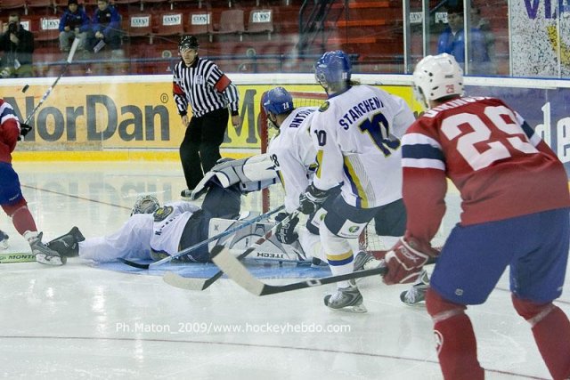 Photo hockey reportage Qualifs JO : Photos - Norvège vs Kazakhstan