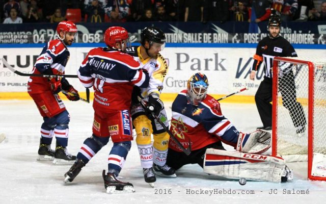 Photo hockey match Grenoble  - Rouen le 11/12/2016