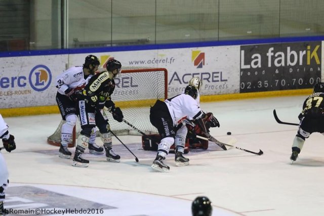 Photo hockey match Rouen - Amiens  le 21/12/2016