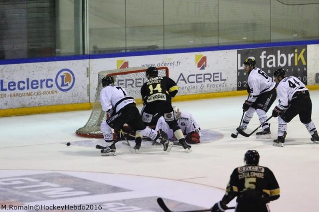 Photo hockey match Rouen - Amiens  le 21/12/2016