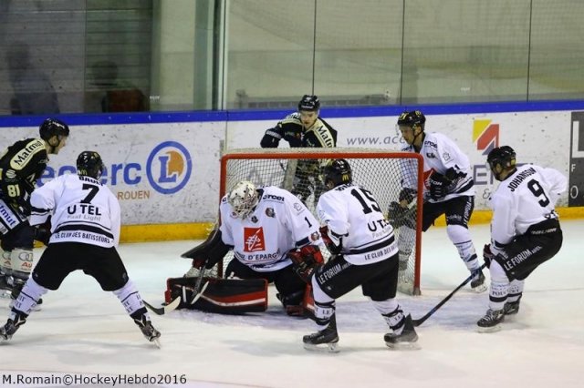 Photo hockey match Rouen - Amiens  le 21/12/2016