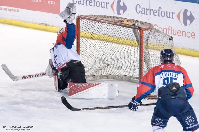 Photo hockey match Lyon - Angers  le 23/12/2016