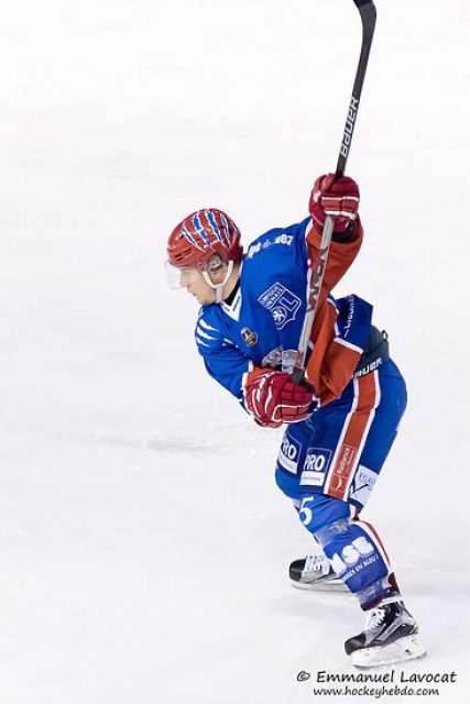 Photo hockey match Lyon - Angers  le 23/12/2016