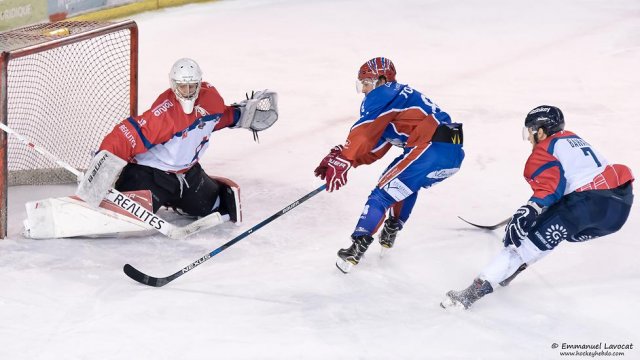 Photo hockey match Lyon - Angers  le 23/12/2016