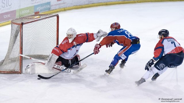 Photo hockey match Lyon - Angers  le 23/12/2016
