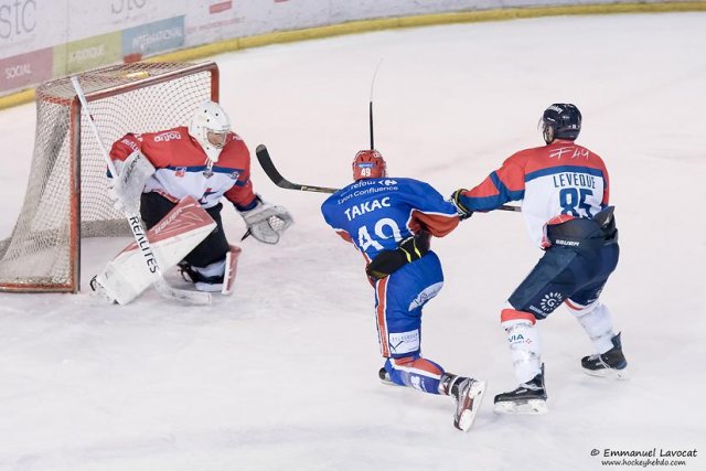 Photo hockey match Lyon - Angers  le 23/12/2016