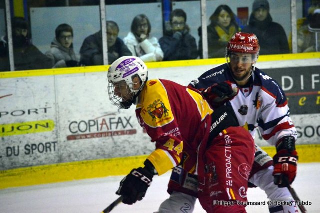Photo hockey match Dijon  - Grenoble  le 23/12/2016
