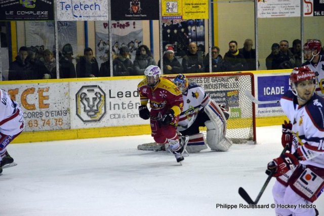 Photo hockey match Dijon  - Grenoble  le 23/12/2016
