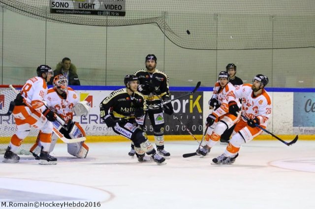 Photo hockey match Rouen - Epinal  le 23/12/2016