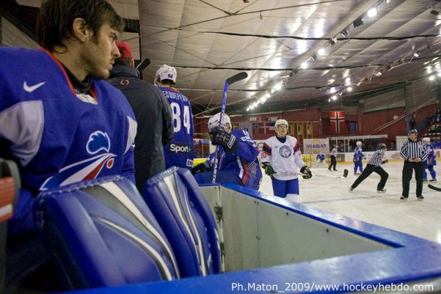 Photo hockey reportage Qualifs JO : Photos - France vs Norvège