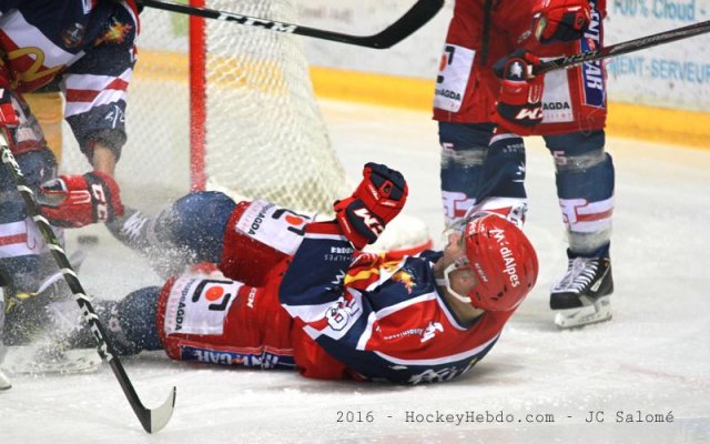 Photo hockey match Grenoble  - Strasbourg  le 27/12/2016