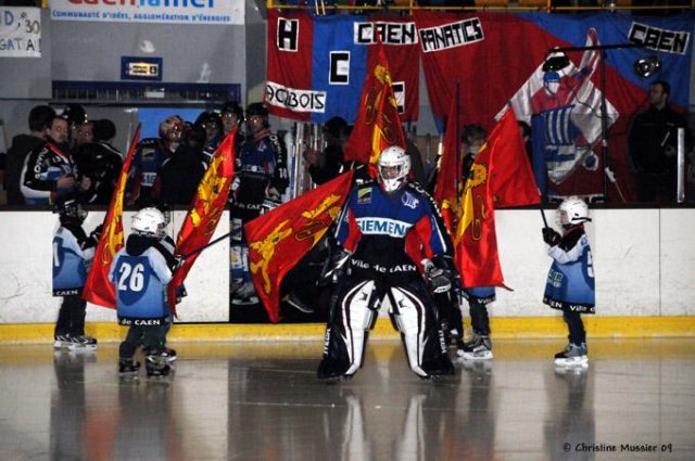 Photo hockey match Caen  - Garges-lès-Gonesse le 07/02/2009