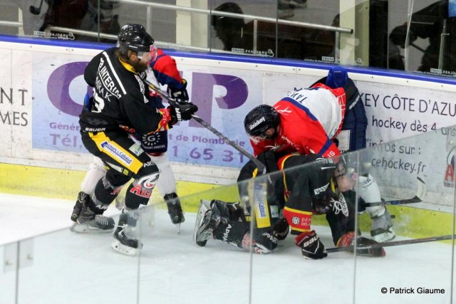 Photo hockey match Nice - Angers  le 29/12/2016