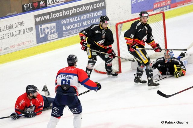 Photo hockey match Nice - Angers  le 29/12/2016