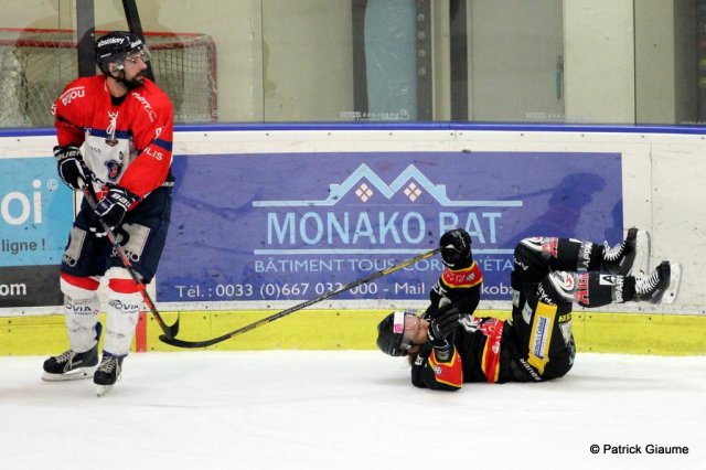 Photo hockey match Nice - Angers  le 29/12/2016