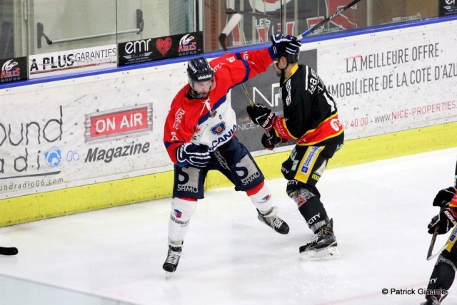 Photo hockey match Nice - Angers  le 29/12/2016