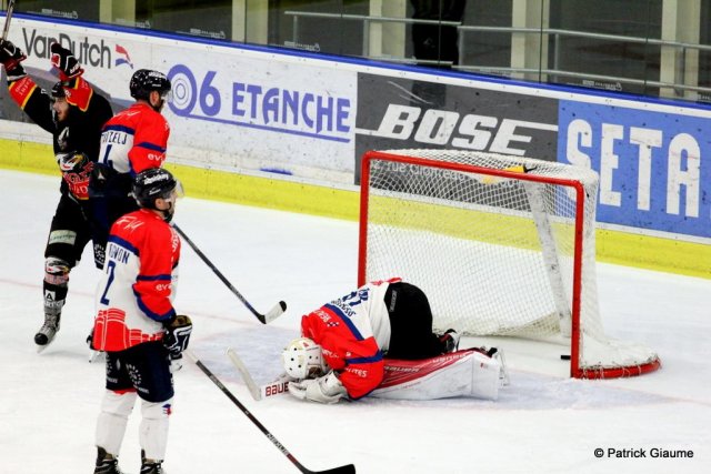 Photo hockey match Nice - Angers  le 29/12/2016