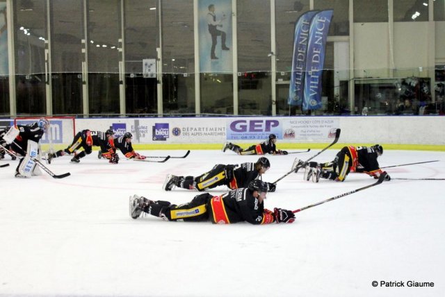 Photo hockey match Nice - Angers  le 29/12/2016