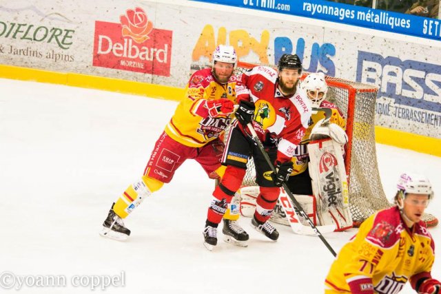 Photo hockey match Chamonix / Morzine - Dijon  le 06/01/2017