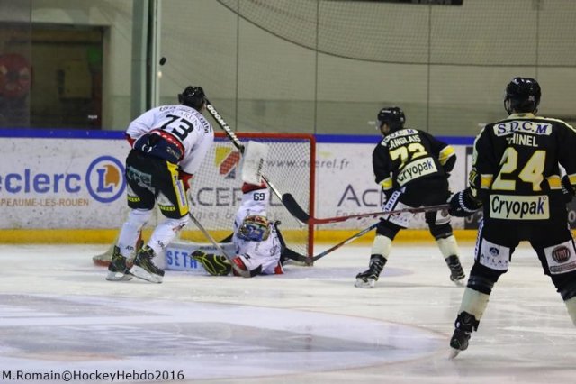 Photo hockey match Rouen - Nice le 06/01/2017