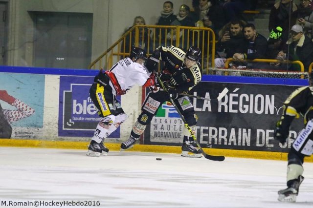 Photo hockey match Rouen - Nice le 06/01/2017