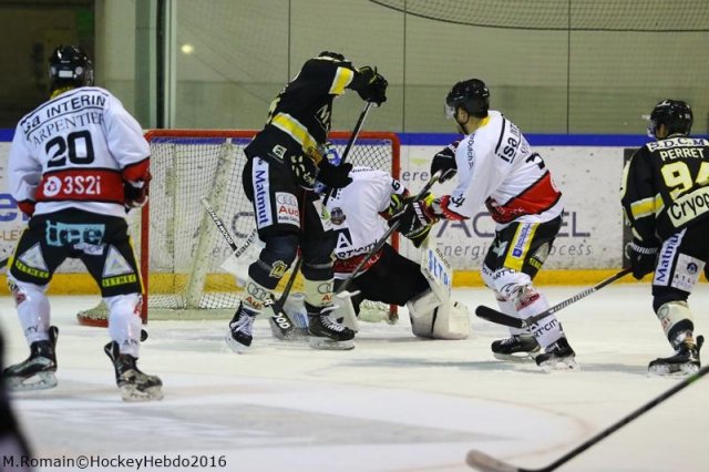 Photo hockey match Rouen - Nice le 06/01/2017