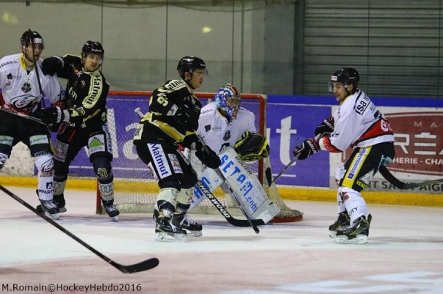 Photo hockey match Rouen - Nice le 06/01/2017
