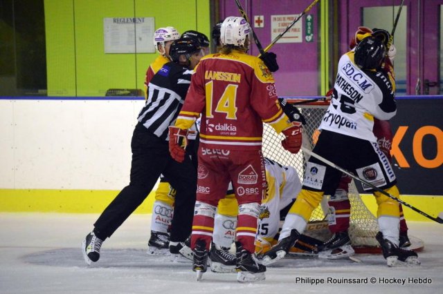 Photo hockey match Dijon  - Rouen le 08/01/2017