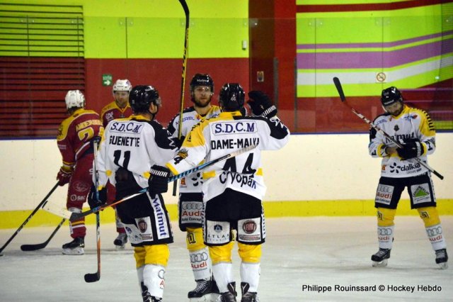 Photo hockey match Dijon  - Rouen le 08/01/2017