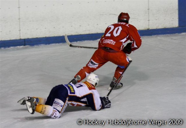 Photo hockey match Valence - Montpellier  le 07/02/2009