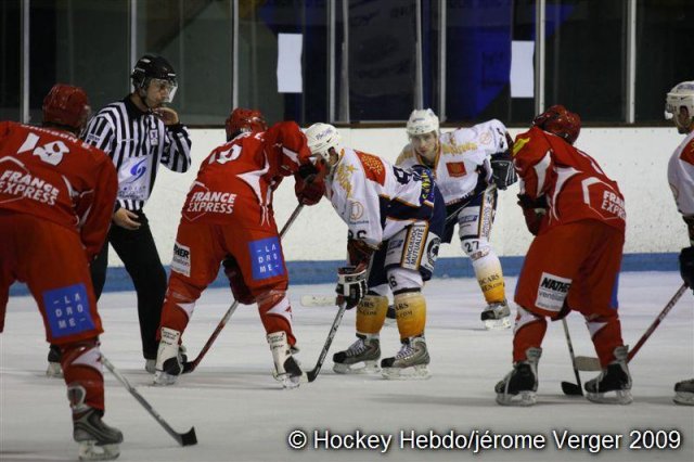 Photo hockey match Valence - Montpellier  le 07/02/2009