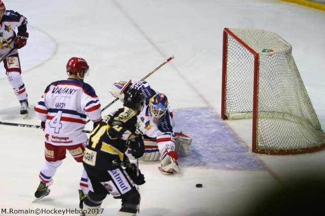 Photo hockey match Rouen - Grenoble  le 22/01/2017