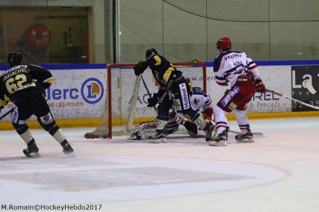Photo hockey match Rouen - Grenoble  le 22/01/2017