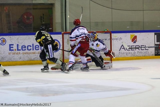 Photo hockey match Rouen - Grenoble  le 22/01/2017