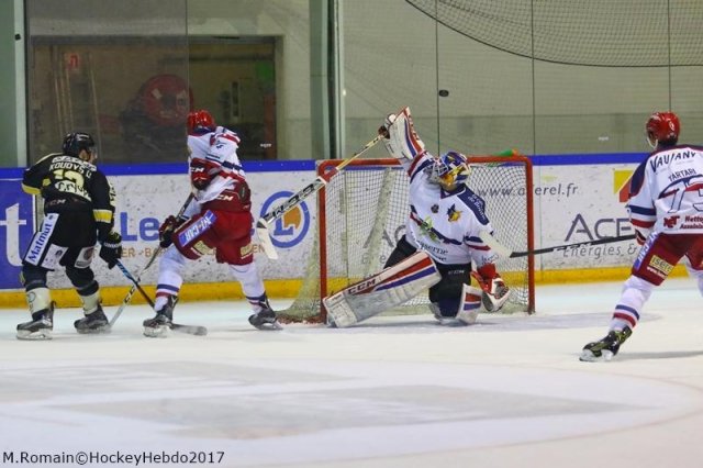 Photo hockey match Rouen - Grenoble  le 22/01/2017