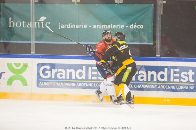Photo hockey match Strasbourg  - Angers  le 22/01/2017