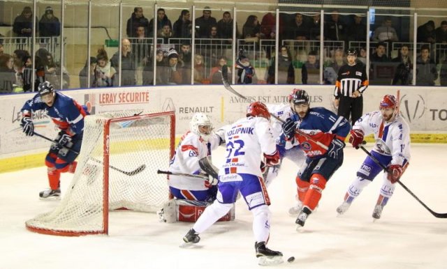 Photo hockey match Angers  - Lyon le 24/01/2017