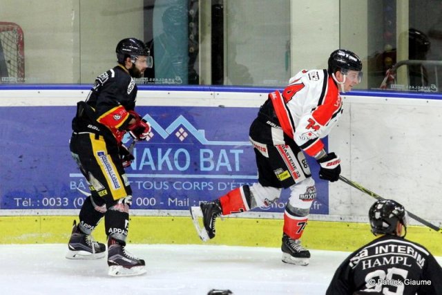 Photo hockey match Nice - Bordeaux le 22/01/2017