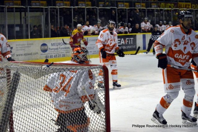Photo hockey match Dijon  - Epinal  le 27/01/2017